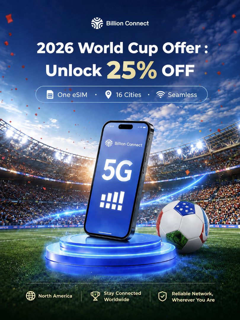 World Cup eSIM      25% OFF Code: WC2026BC